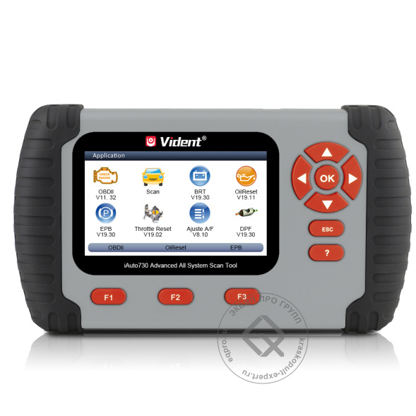 Сканер диагностический OBD2 4.3&amp;quot; iAuto730RU VIDENT