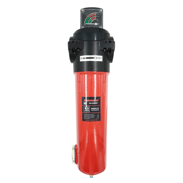 Harrison HRS-MFD6500IF Фильтр магистральный с датчиком загрязненности и автоматическим конденсатоотводчиком, производительность 6500 л/мин