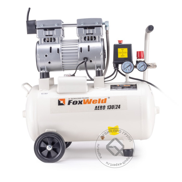 FoxWeld Компрессор безмасляный коаксиальный AERO 130/24 oil-free